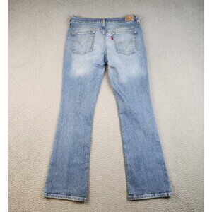 Levi's Jeans Women's 8M Blue Curvy 515 Boot Cut Light Wash Stretch Denim Pants